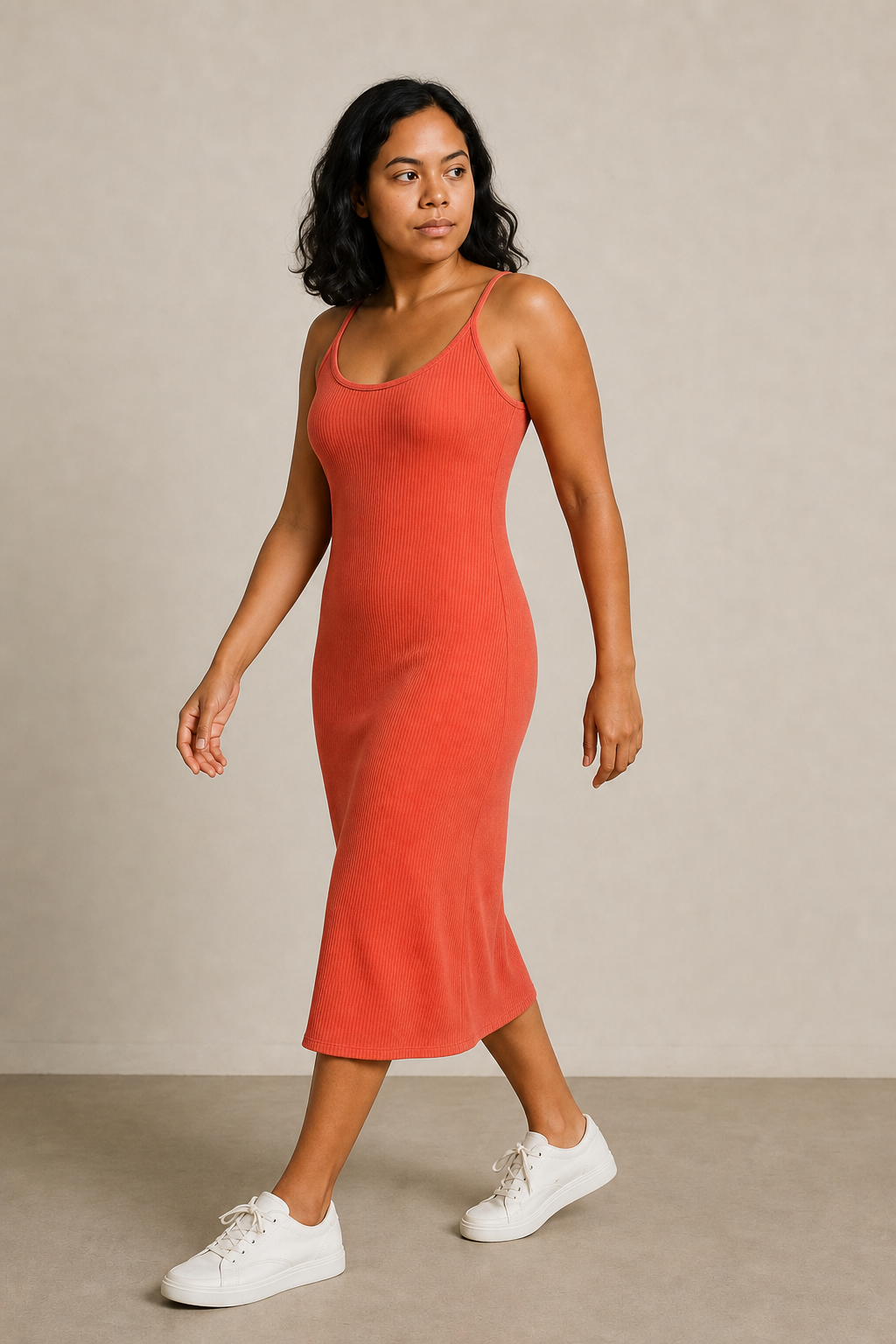 Vestido Aurora Coral